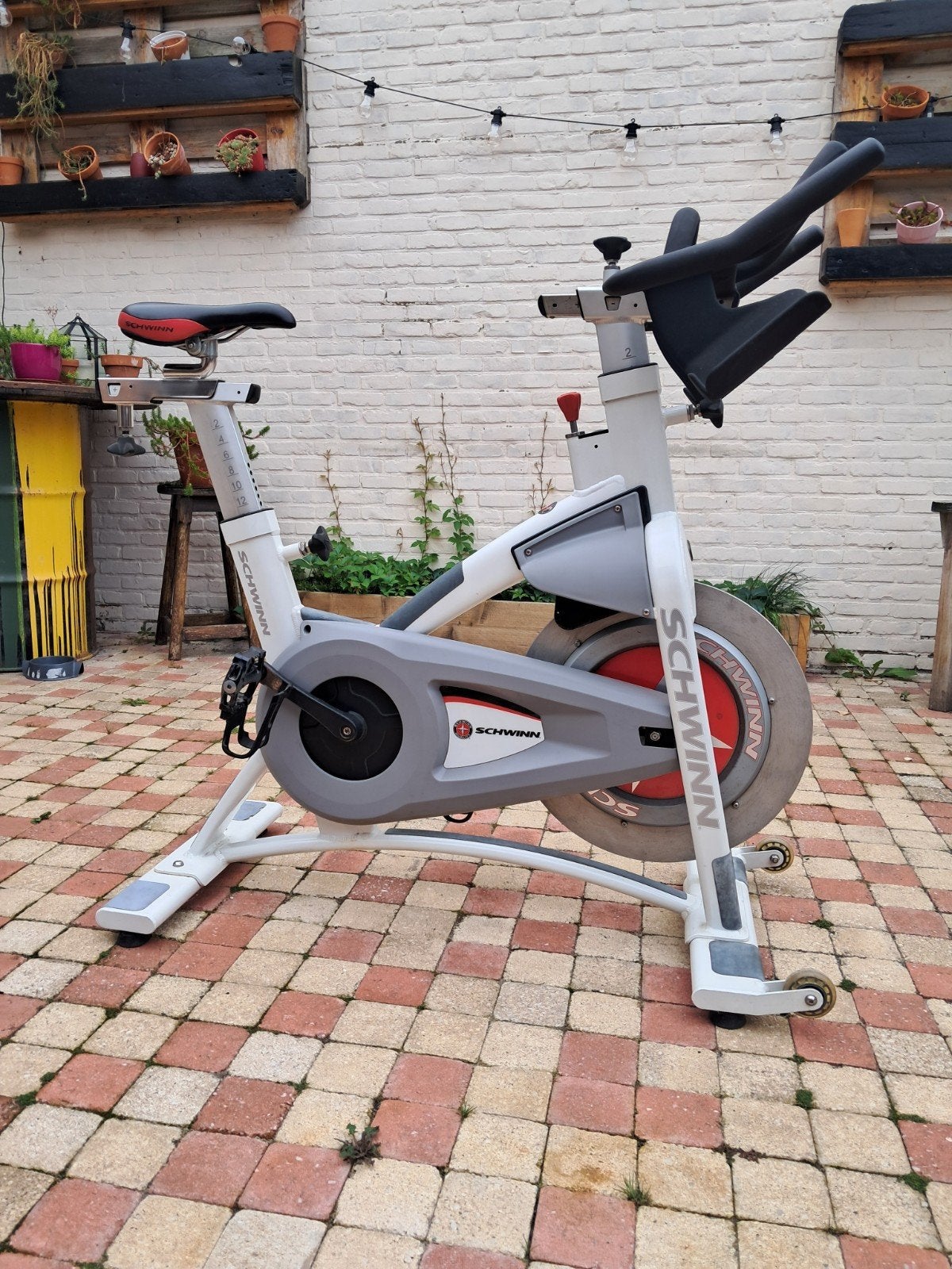 spinningfiets, Ophalen, Spinningfiets