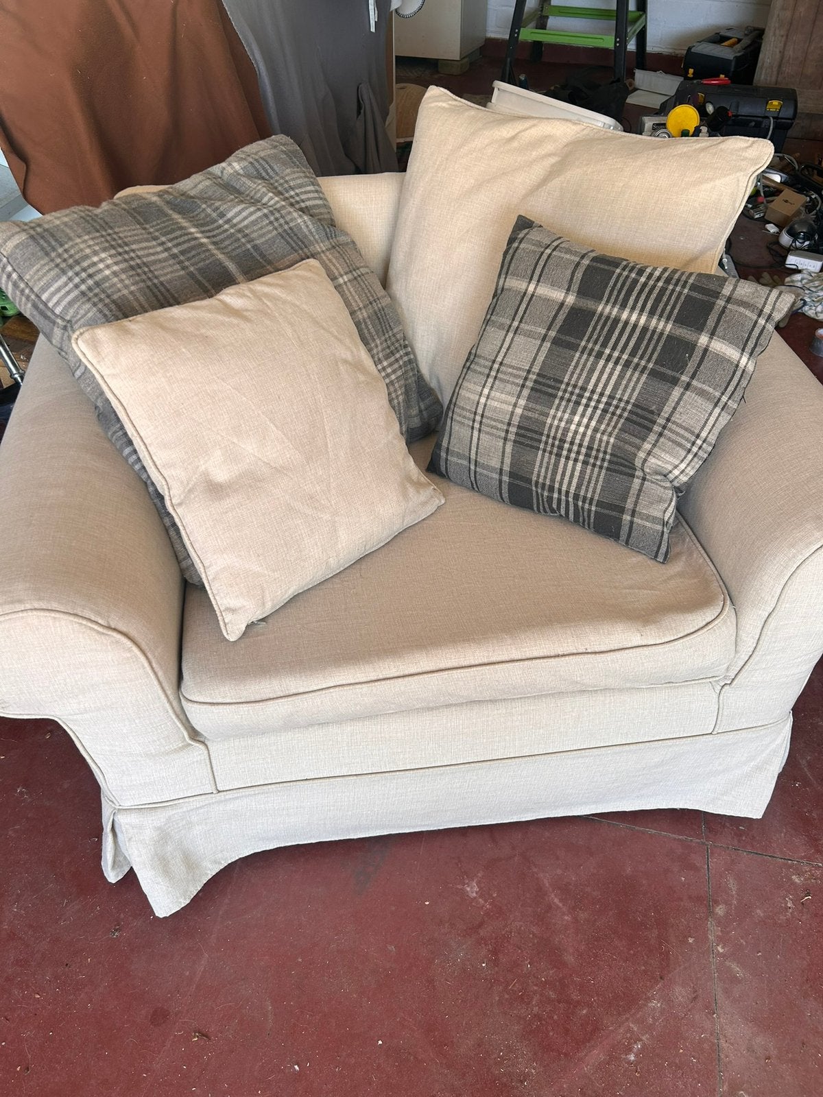 Eenzit loveseat fauteuille, Enlèvement, Comme neuf
