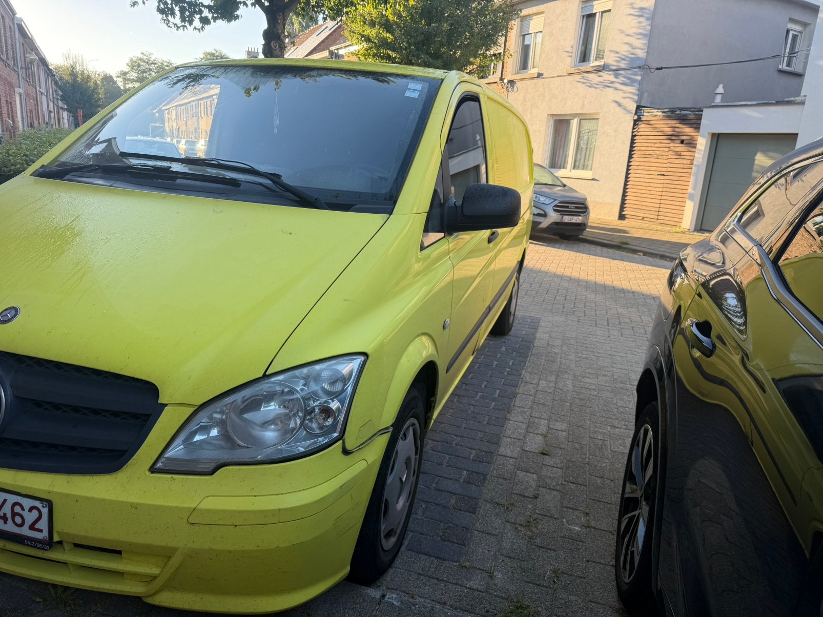 Mercedes Vito, Auto's, Euro 5, Stof, Zwart, Geel
