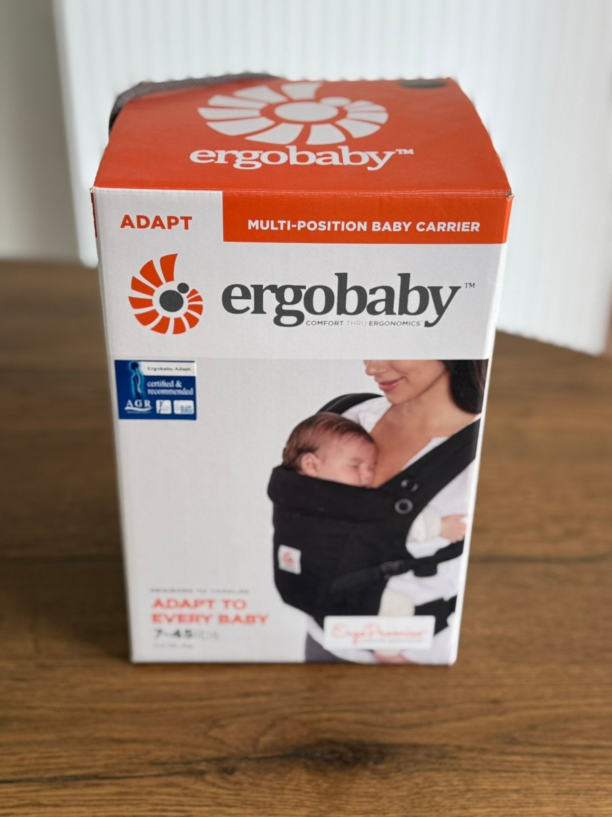 Ergobaby draagzak zwar, Kinderen en Baby's, Babydragers en Draagdoeken, Ophalen, Zo goed als nieuw, Draagzak