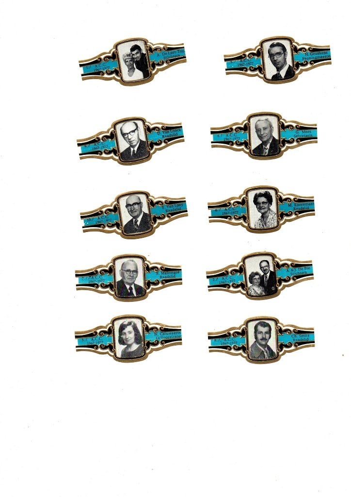 BRACELETS À CIGARES A C C 1967, Collections, Enlèvement ou Envoi, Neuf, Bagues de cigare