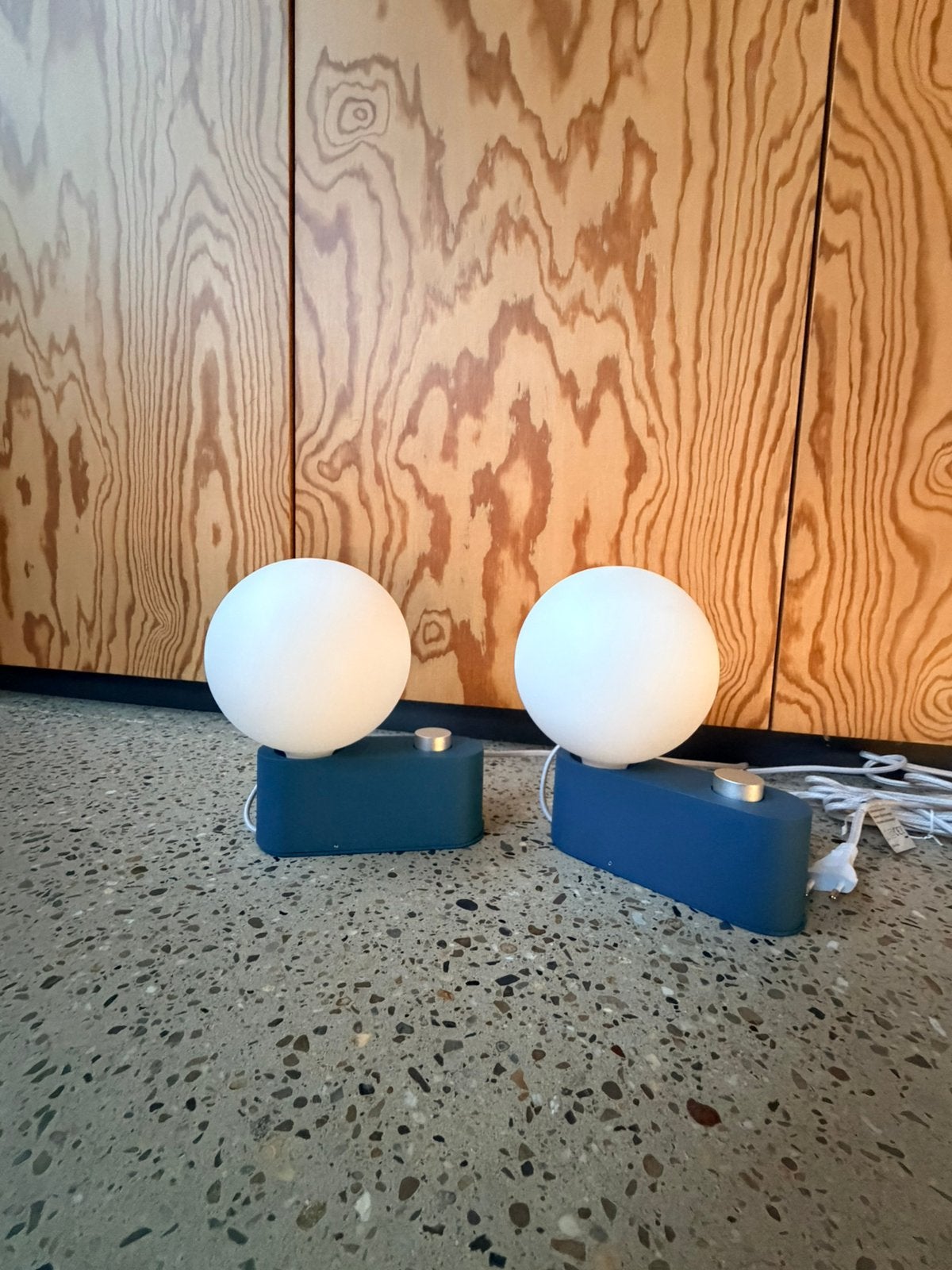 ALUMINA LAMP IN SAPPHIRE - SET OF 2, Blauw, Dimbaar, Scandinavisch, Overige merken
