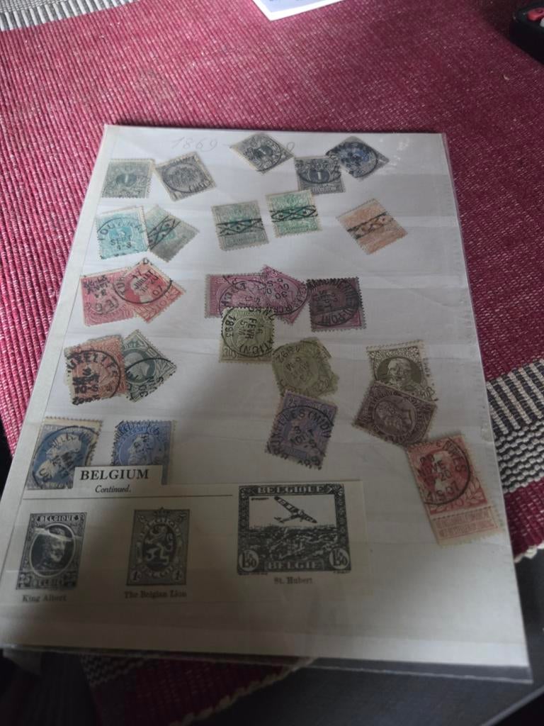 BELGIE POSTZEGELS 1869-1909 gaarne bieden, Ophalen of Verzenden