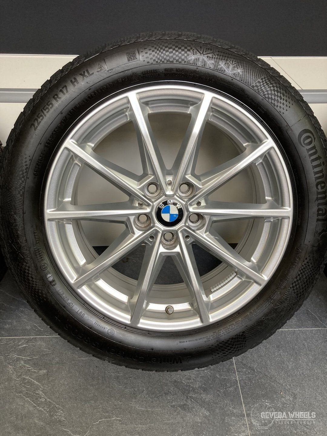 17” originele BMW 4 I4 G26 velgen + winterbanden 851 5x112 6, Gebruikt, -, -, Banden en Velgen