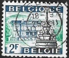 1 Postzegel Spa België 1968 Toerisme (I) Badinrichting, Enlèvement ou Envoi, Affranchi, Timbre-poste, Autre
