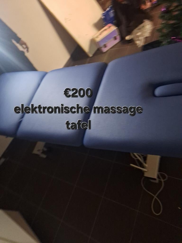 Elektrische massagetafel / behandelbank – professioneel, Ophalen