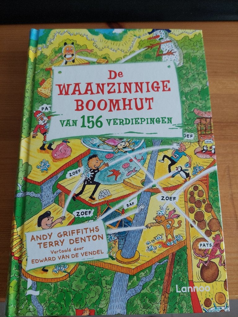 De Waanzinnige Boomhut van 156 verdiepingen, Boeken, Kinderboeken | Jeugd | 10 tot 12 jaar, Andy Griffiths; Terry Denton, Nieuw