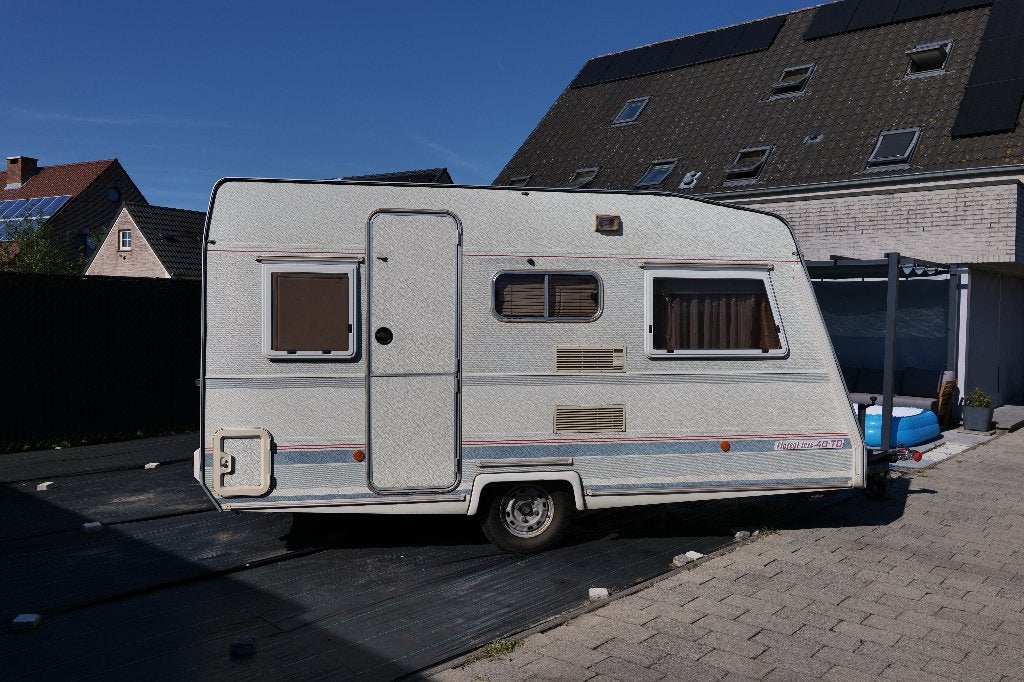 Caravan GRUAU FloraLux TD40, Caravans en Kamperen, Vast bed, Treinzit, 750 - 1000 kg, Particulier
