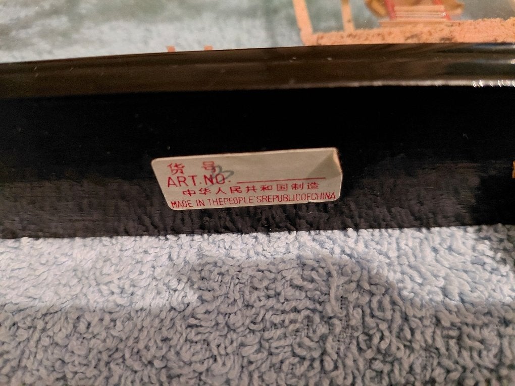 Chinees Kurk Diorama, Antiek en Kunst, Ophalen