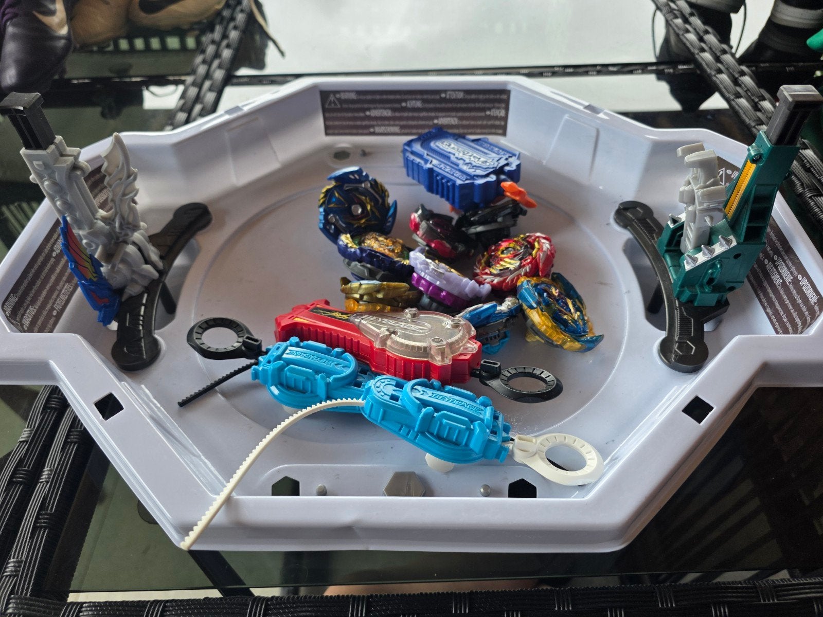 Beyblade arena+ toebehoren, Enlèvement ou Envoi, Comme neuf