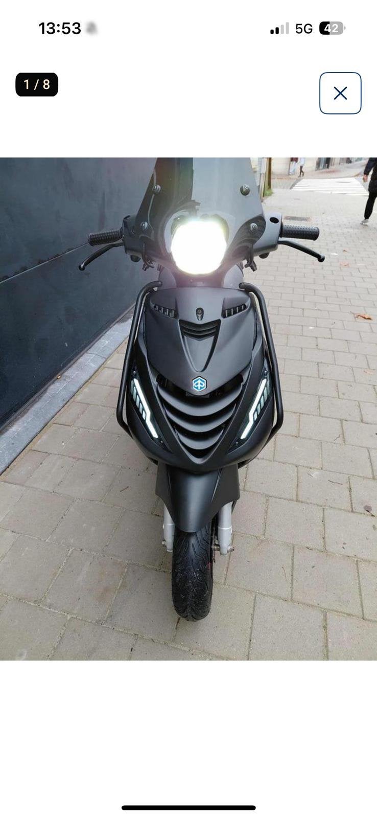 Piago zip 50cc, Ophalen, Gebruikt, Zip, Klasse A (25 km/u)