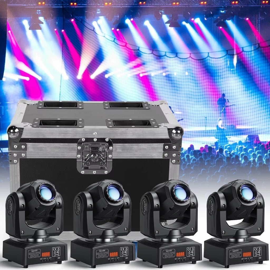 Nieuwe Flightcase met 4 x FIRST CLASS 140W LED MOVINGHEAD, Ophalen of Verzenden, Nieuw, Complete set