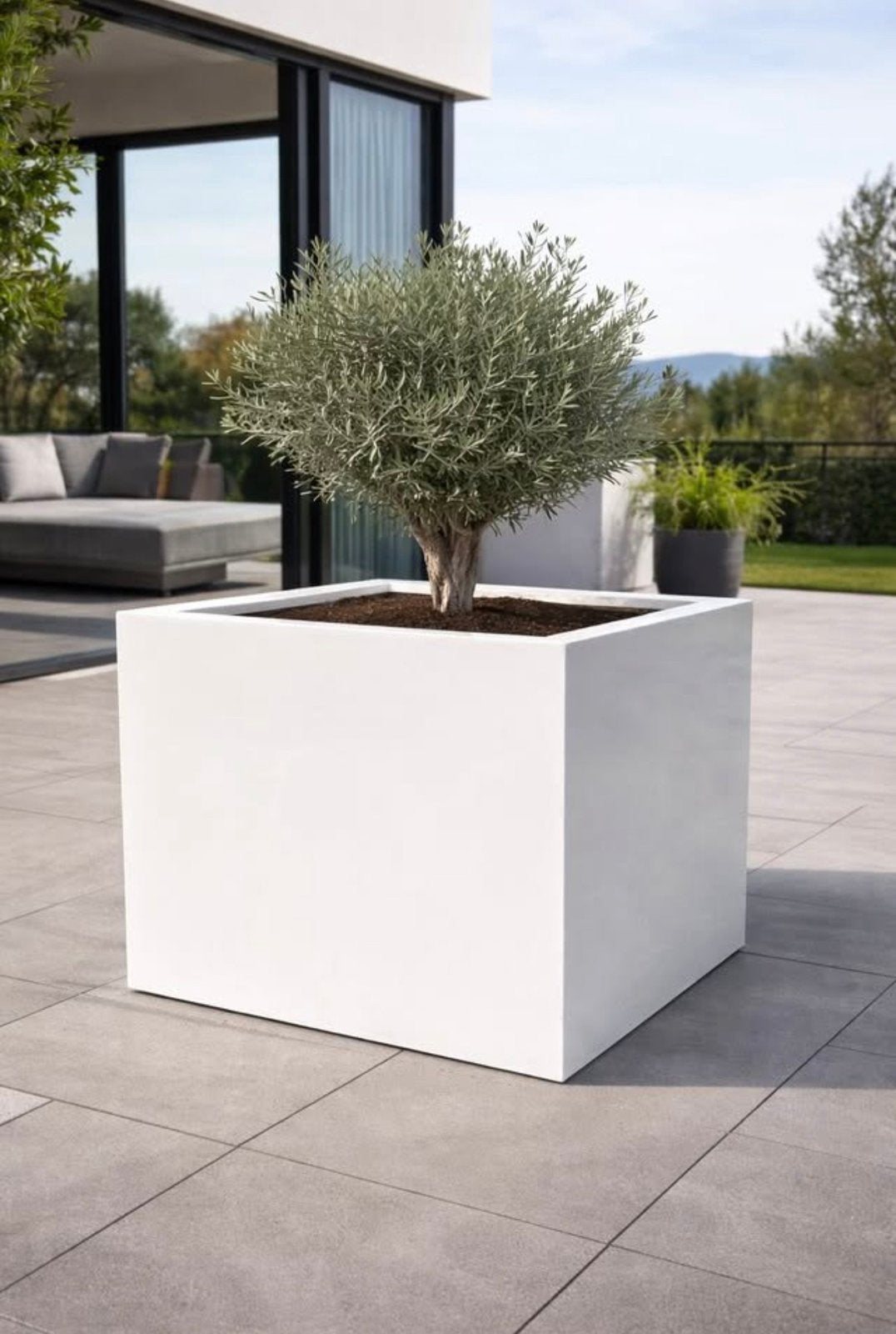 Stijlvolle Adezz polyester plantenbakken - 80x80x80 cm, Tuin en Terras, Ophalen, Zo goed als nieuw