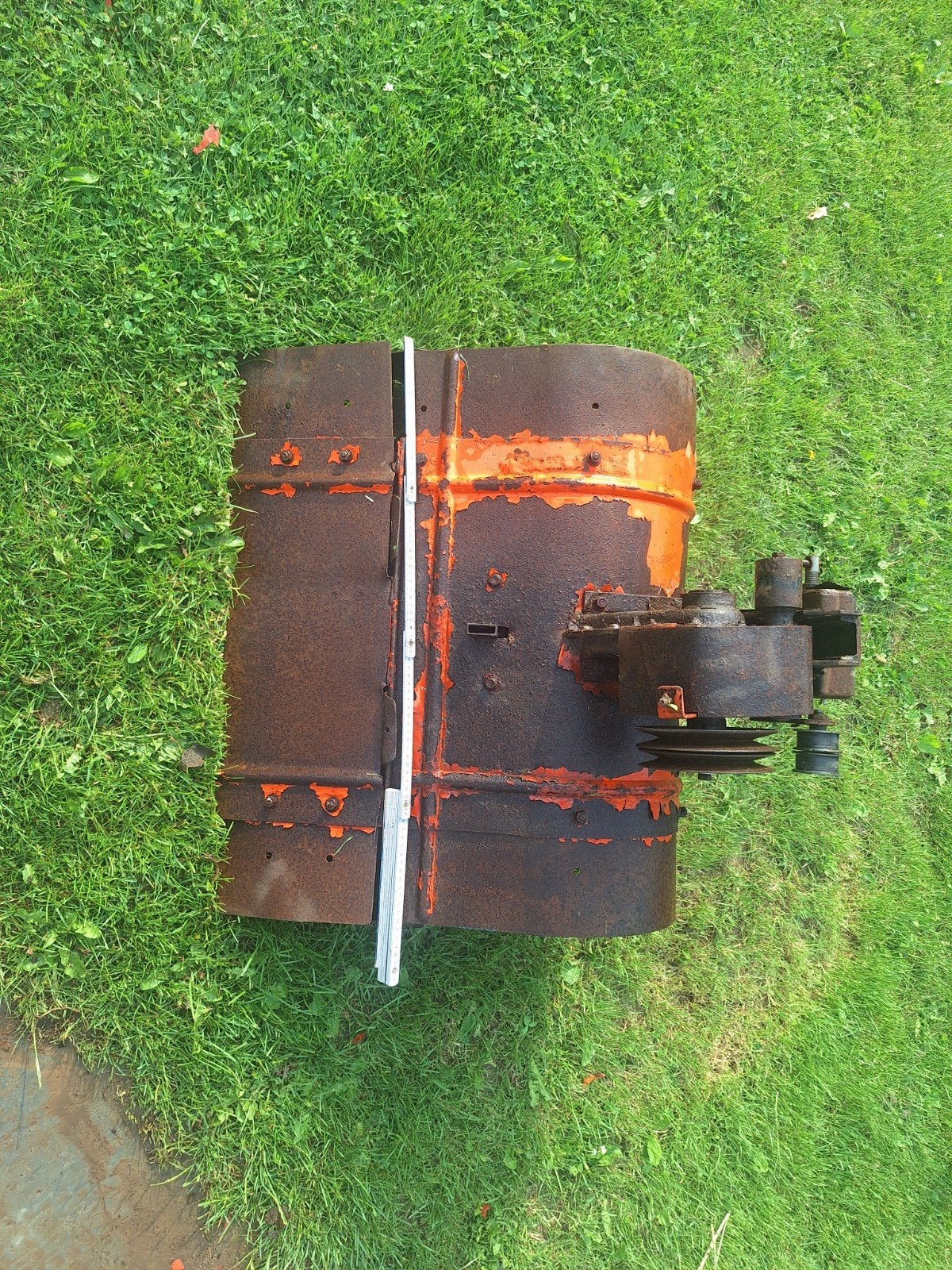 rotovator motoculteur, Enlèvement