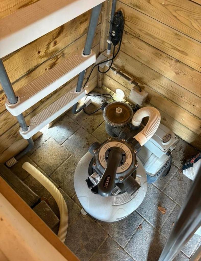 Intex zandfilter 8m3/uur, Tuin en Terras, Ophalen, Gebruikt, Filter