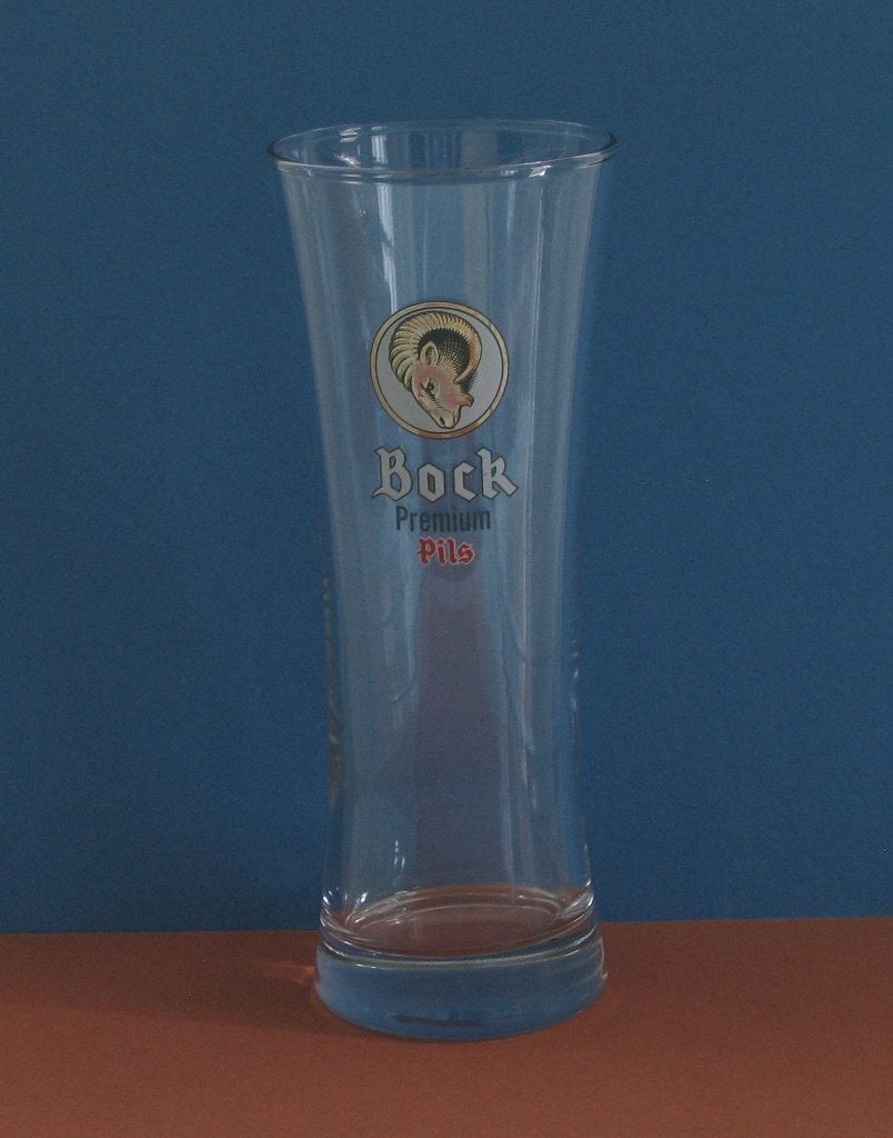 BIERGLAS BOCK 28, Verzamelen, Ophalen, Gebruikt, Glas of Glazen, Overige merken