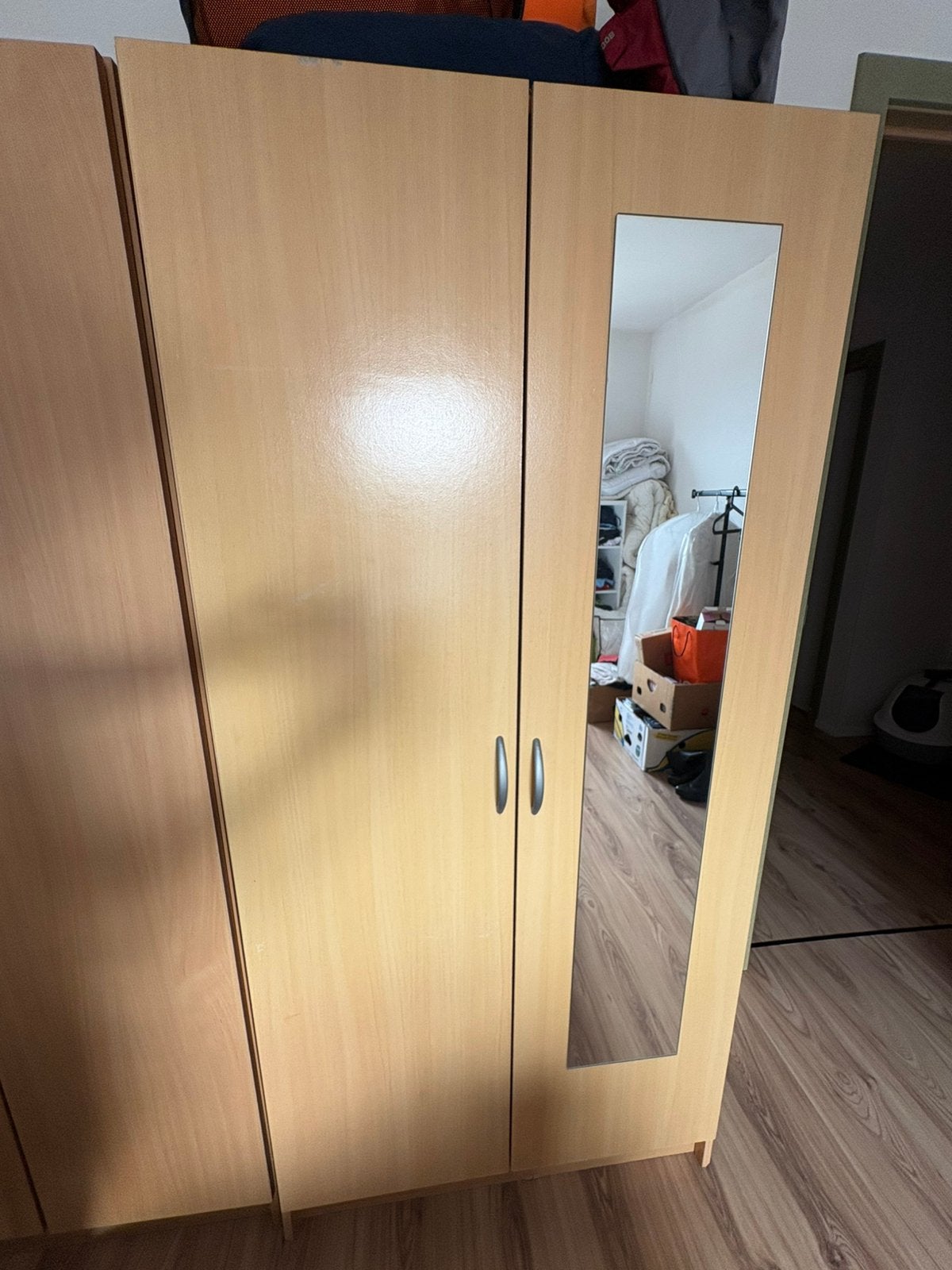 Schoenen/kleerkast met of zonder spiegel, Huis en Inrichting, Ophalen, Met plank(en), Gebruikt, 50 tot 100 cm