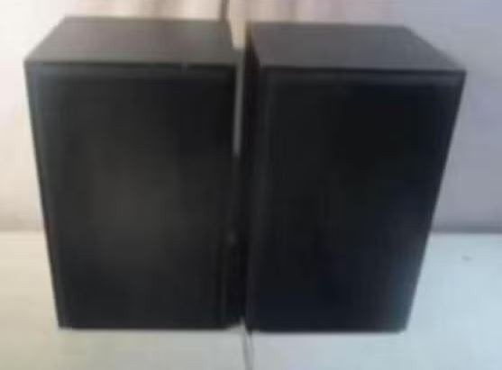 2 haut-parleurs en bois fins - Philips - 50 watts, TV, Hi-fi & Vidéo, Philips, Moins de 60 watts, Enlèvement ou Envoi, Comme neuf