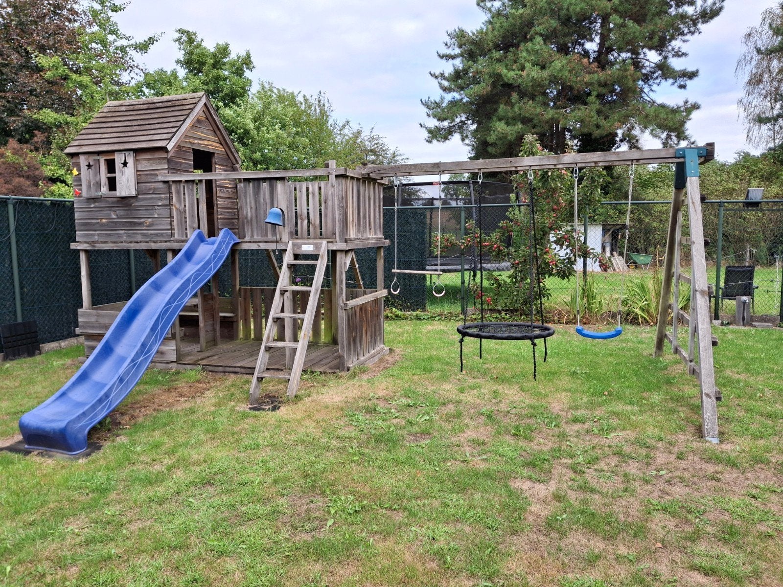 speelhuis, Kinderen en Baby's, Speelgoed | Buiten | Speeltoestellen, Ophalen, Gebruikt, Glijbaan