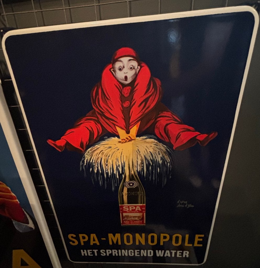 emaille reclamebord spa monopole, Enlèvement ou Envoi, Neuf, Panneau publicitaire