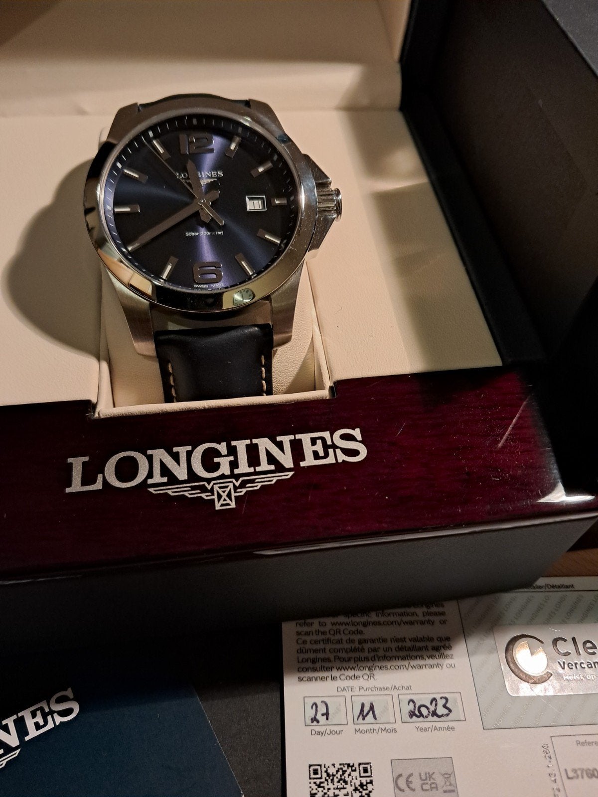 Quartz Longines Conquest 43 mm, Bijoux, Sacs & Beauté, Enlèvement