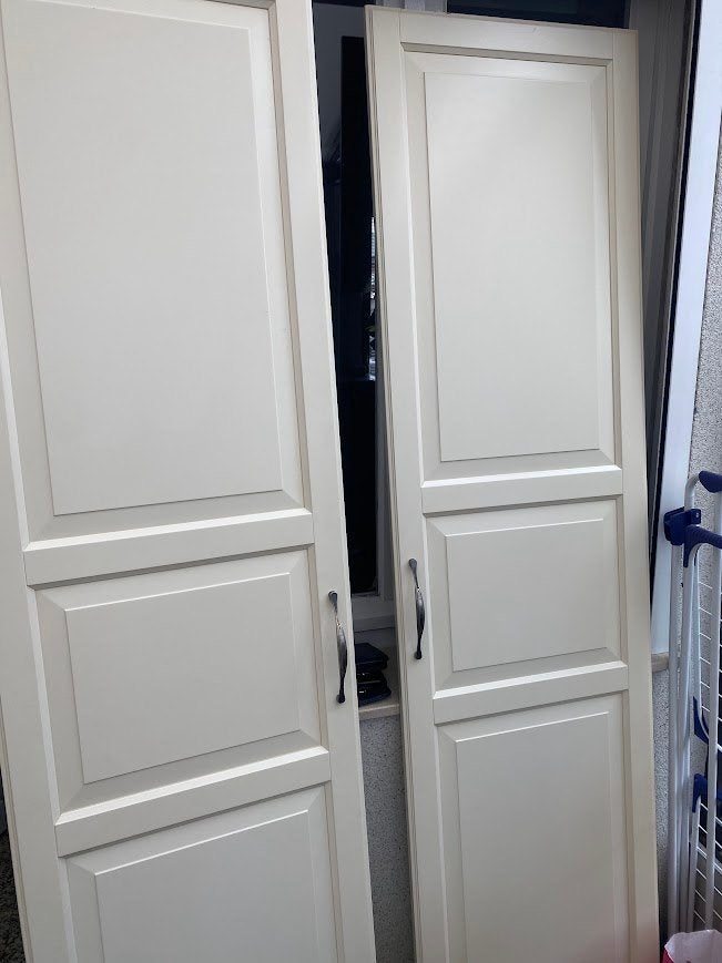 Ikea kast gedemonteerd. Laatste kans!Zaterdag nr. kringloop., Huis en Inrichting, Ophalen, Gebruikt, 200 cm of meer, Glas