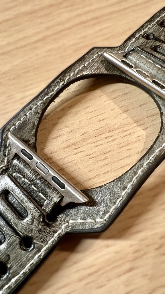 Stoer horlogebandje Apple Watch 45mm, Apple Watch, IOS, Ophalen of Verzenden, Zo goed als nieuw