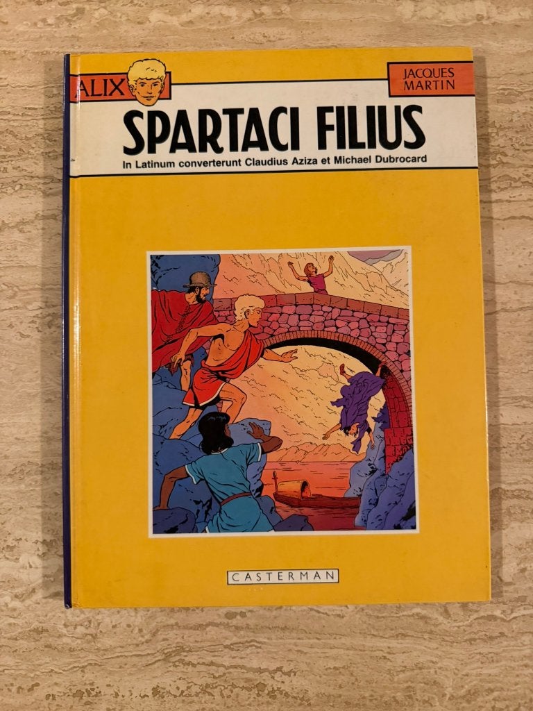 Spartacus Filius, In Latinum converterunt .. - J Martin, Livres, Enlèvement ou Envoi, Une BD, Jacques Martin, Utilisé