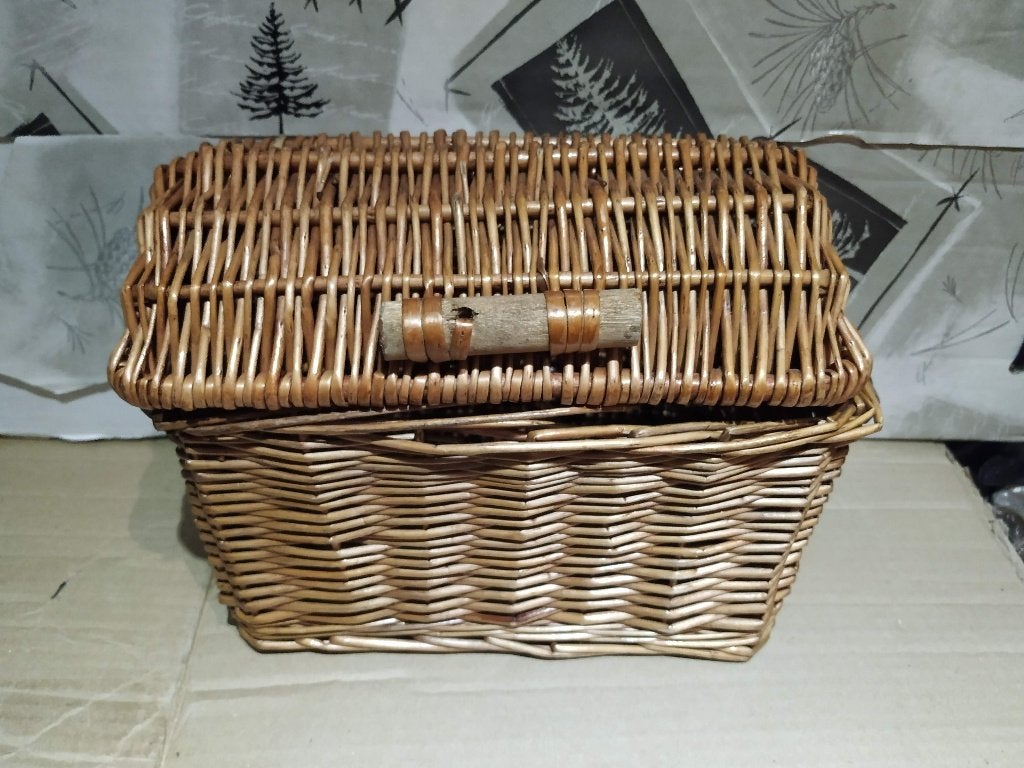 nieuwe korf kist met deksel 25x20x15cm, Ophalen of Verzenden, Met deksel
