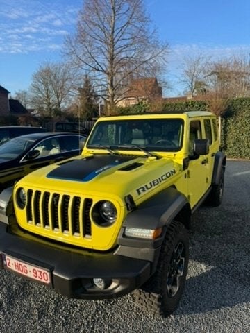 Jeep Wrangler Rubicon 4xe | 16 000 km | TVA déductible, Autos, Jeep, Cuir, Achat, Jaune, Entretenue par le concessionnaire