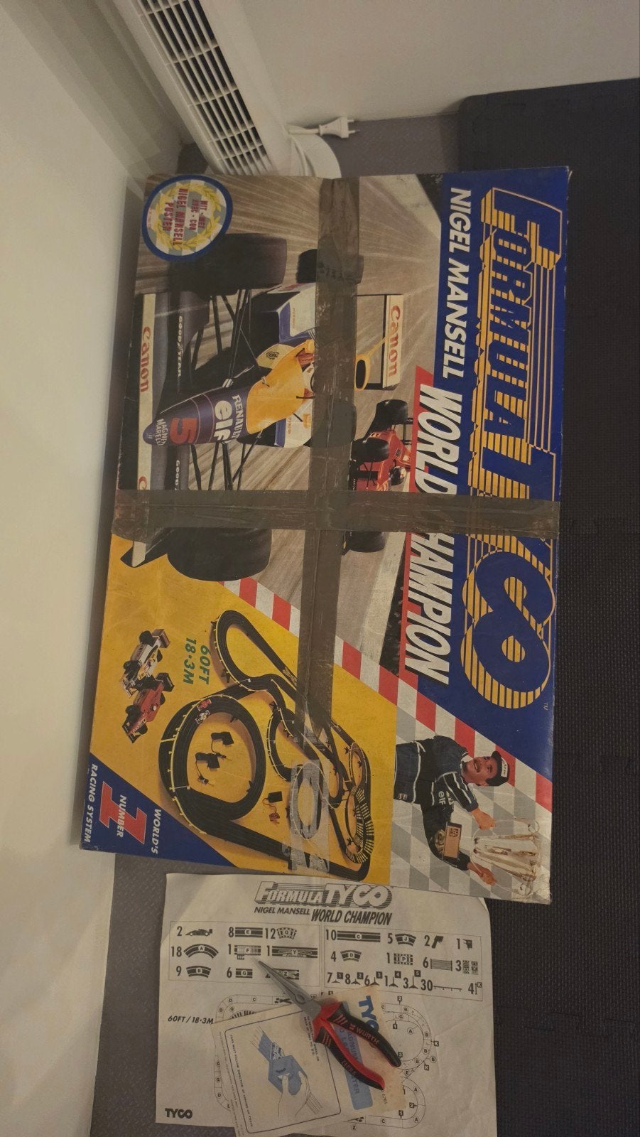 circuit tyco 1980, Enlèvement