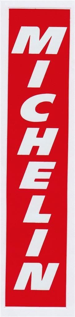 Michelin verticale sticker #53, Motoren, Accessoires | Stickers, Verzenden