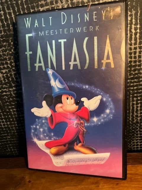 VHS CASSETTE FANTASIA WALT DISNEY  NL GESPROKEN GOEDE STAAT, CD & DVD, VHS | Enfants & Jeunesse, À partir de 6 ans, Enlèvement ou Envoi