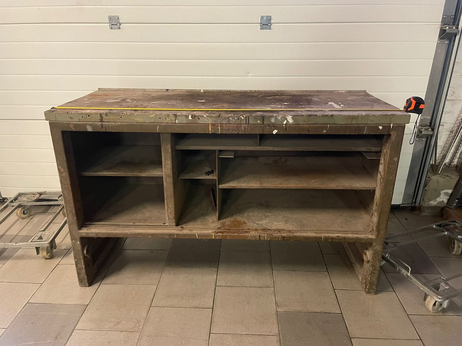 Établi d’atelier 152cm x 58cm x 91cm de haut, Bricolage & Construction, Enlèvement, Utilisé, 120 à 170 cm
