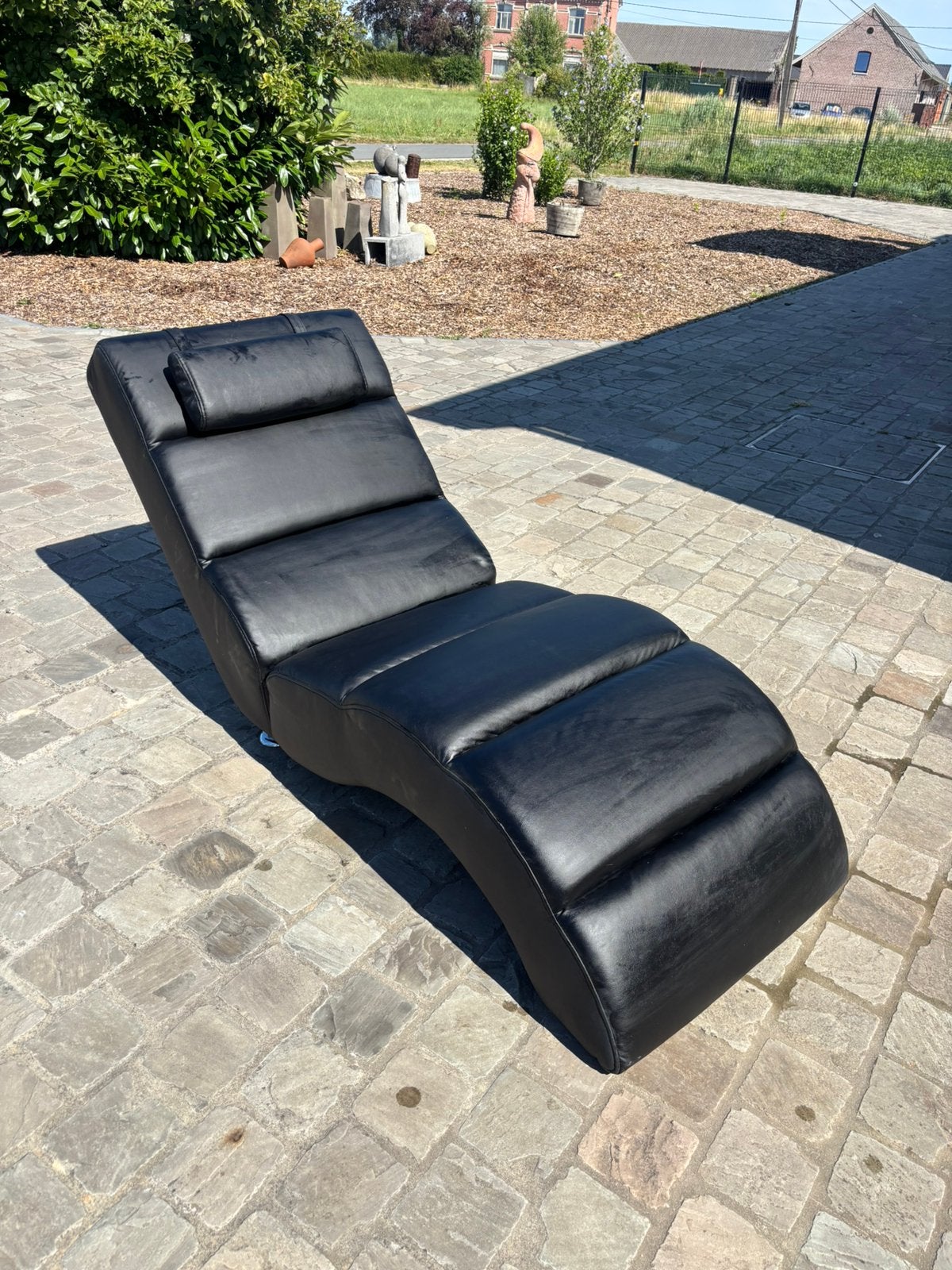 Ligzetel 1 persoon, Tuin en Terras, Ligbedden, Zo goed als nieuw, Ophalen