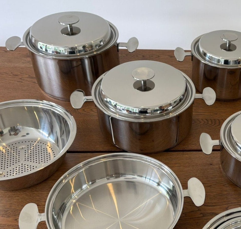 nouveau Vanstahl, Inox, Nieuw, Pannenset, Ophalen of Verzenden
