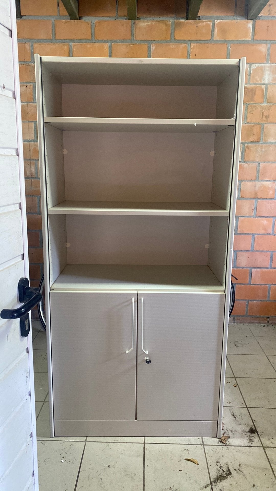 witte Kast met rekken, Maison & Meubles, Armoires | Casiers, Enlèvement, Comme neuf