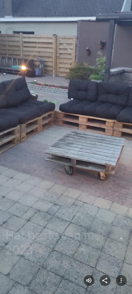 Palettenset met kussens en beschermhoezen, Enlèvement