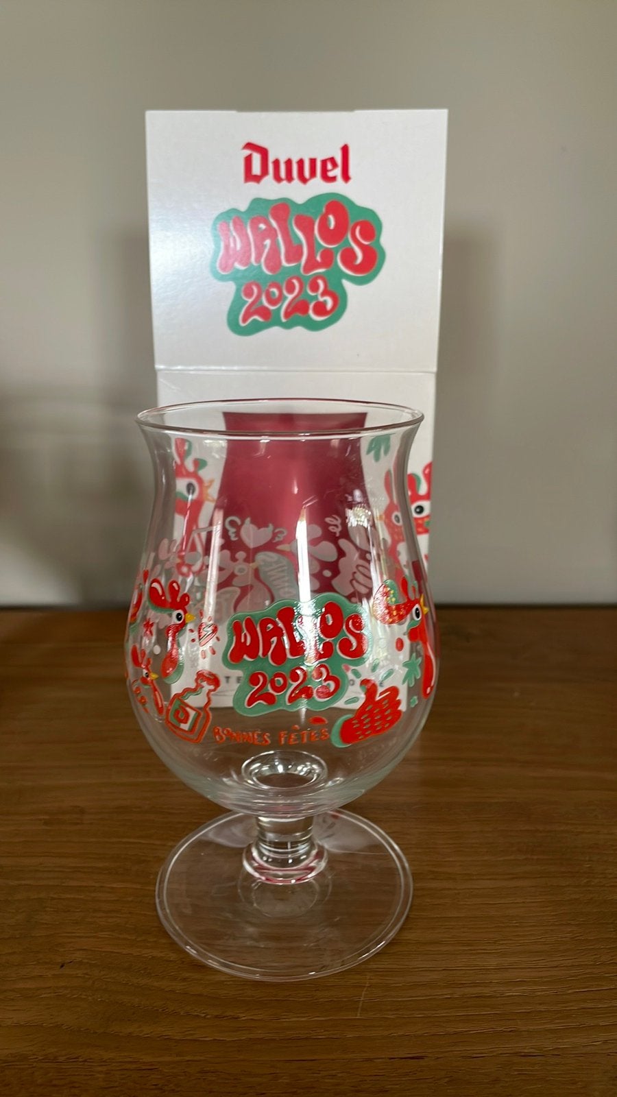 Duvel glas Waalse feesten, Verzamelen, Glas en Drinkglazen, Ophalen of Verzenden, Nieuw