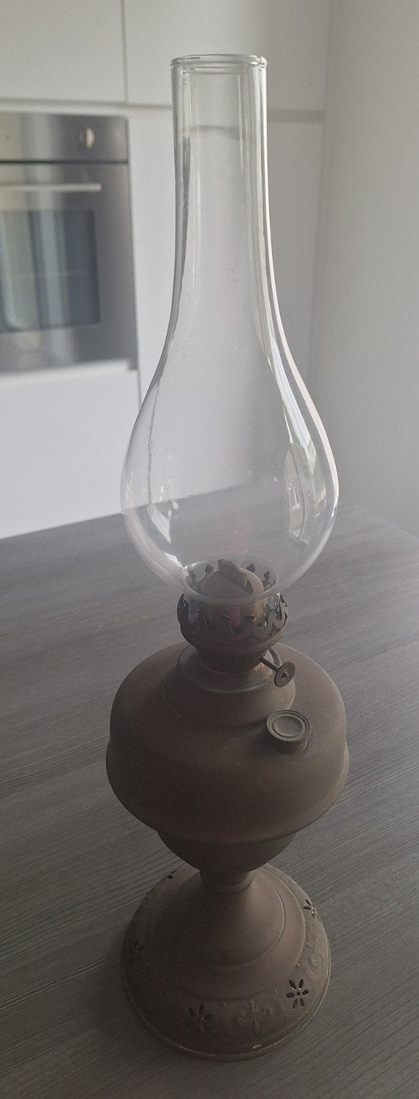 Olielamp brevete, Antiek en Kunst, Antiek | Brons en Koper, Ophalen