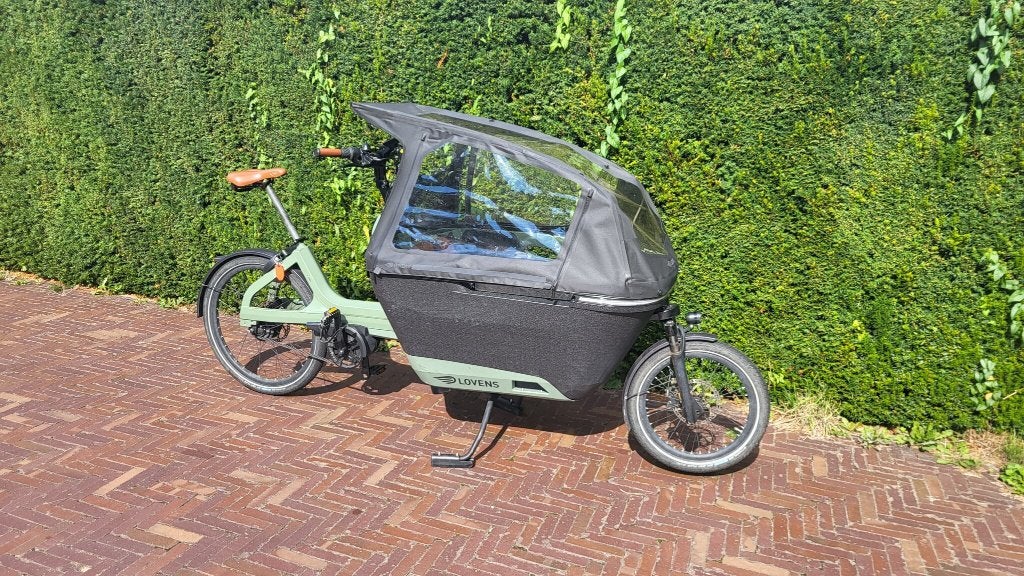 Lovens Explorer S75 elektrische bakfiets 2023, Bosch 545 Wh, Vélos & Vélomoteurs, Autres marques, Électrique, Enlèvement, Utilisé