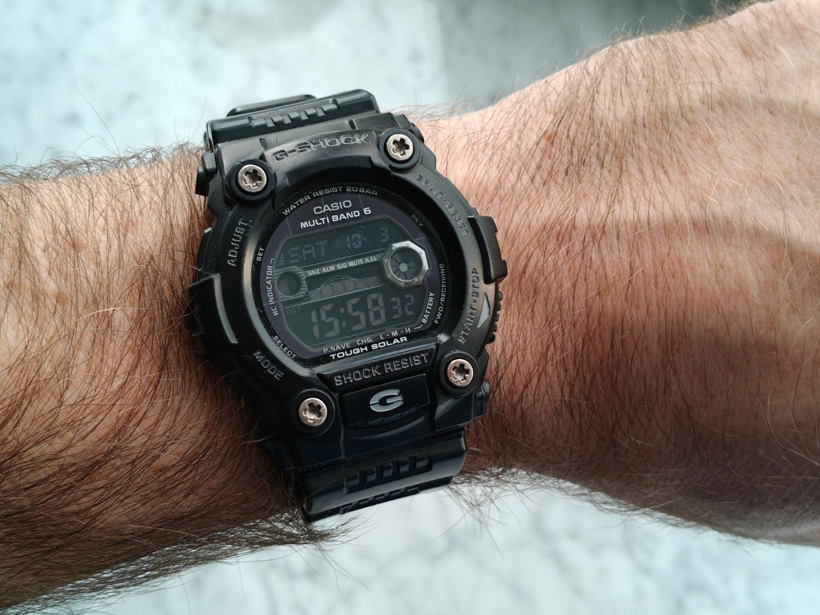 Casio G-Shock GW-7900B-1ER horloge, Handtassen en Accessoires, Casio, Kunststof, Gebruikt, Polshorloge