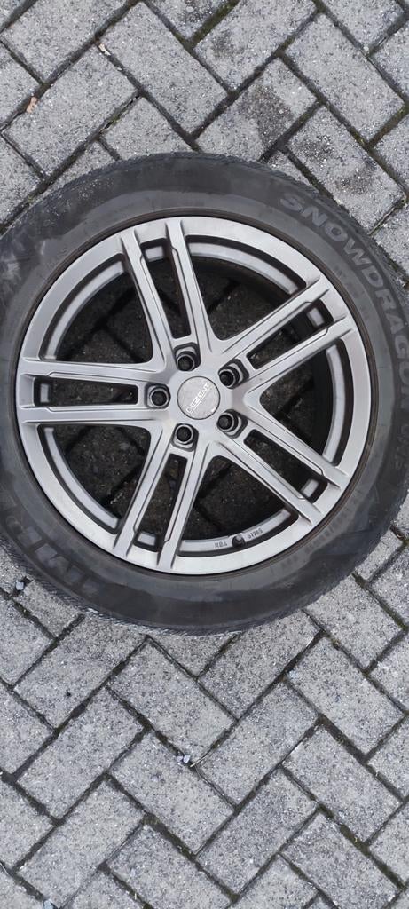 4 x Dezent TZ Graphite, Mat 7.5x18 ET48 5x108 70.1, Autos : Pièces & Accessoires, Pneus & Jantes, Enlèvement, Pneu(s)
