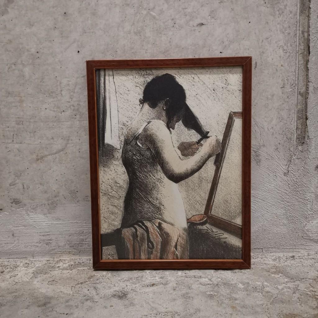 Jeune dame à sa coiffure (ca 1895-1910) - Armand Rassenfosse, Antiquités & Art, Enlèvement