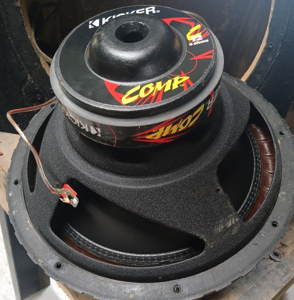 kicker Comp-12 inch 150Watt RMS, Auto diversen, Ophalen, Gebruikt