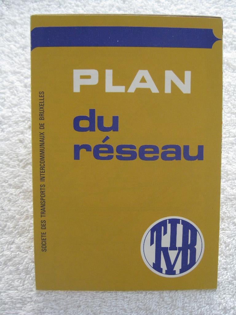 STIB MIVB – SNCV NMVB - réseau 1972, Enlèvement ou Envoi, Tram
