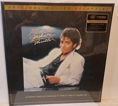 Michael Jackson Thriller scelle neuf master record, Geseald, Ophalen, Nieuw in verpakking, 12 inch