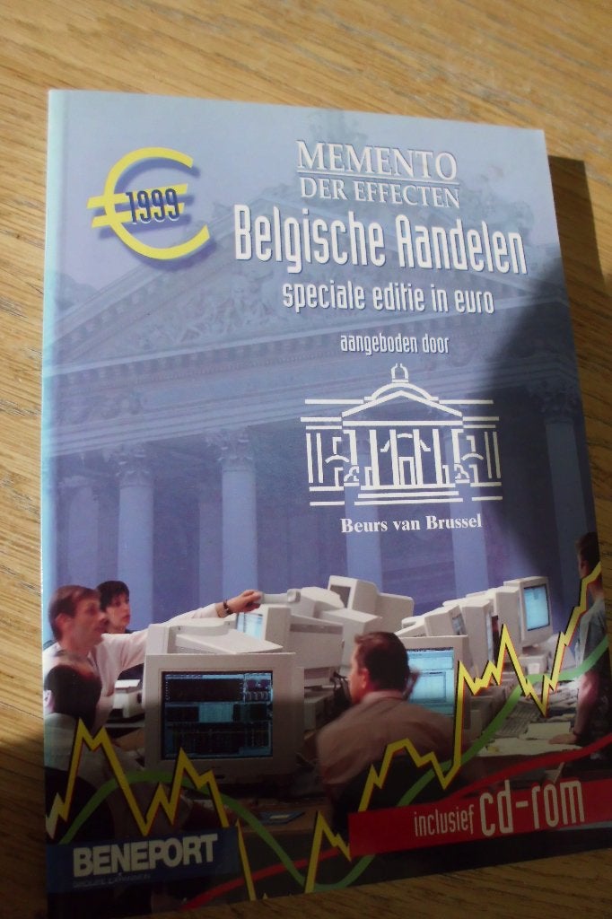 MEMENTO DER EFFECTEN 1999 - BEURS VAN BRUSSEL, Livres, Enlèvement ou Envoi