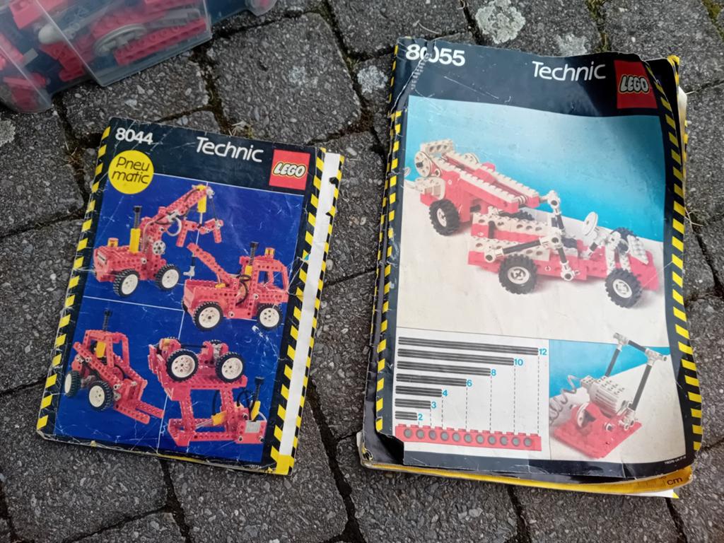 Lego technic 8044 8055 vintage zie foto's, Gebruikt, Lego, Overige typen, Ophalen of Verzenden