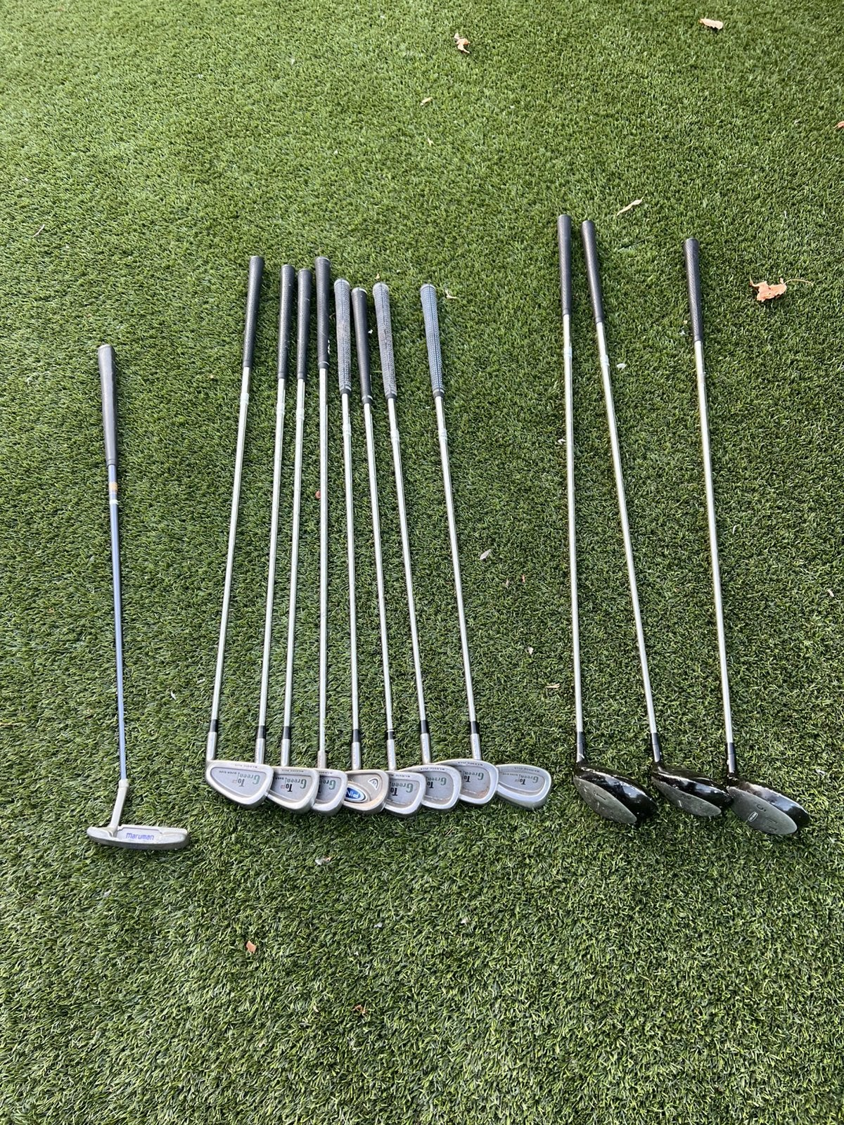 Golfset met golftas, Ophalen, Gebruikt, Set